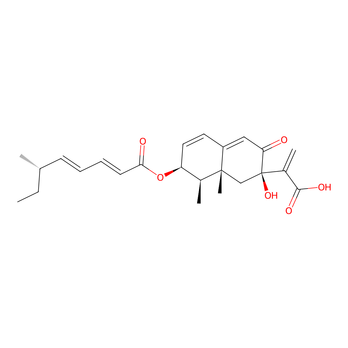 Chaetopenoid A molecular structure, CAS 1893385-99-3