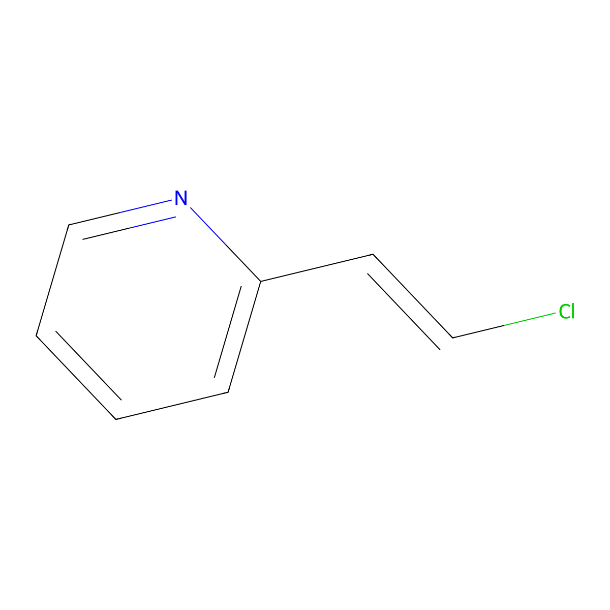 2-[(E)-2-Chloroethenyl]pyridine molecular structure, CAS 189350-72-9