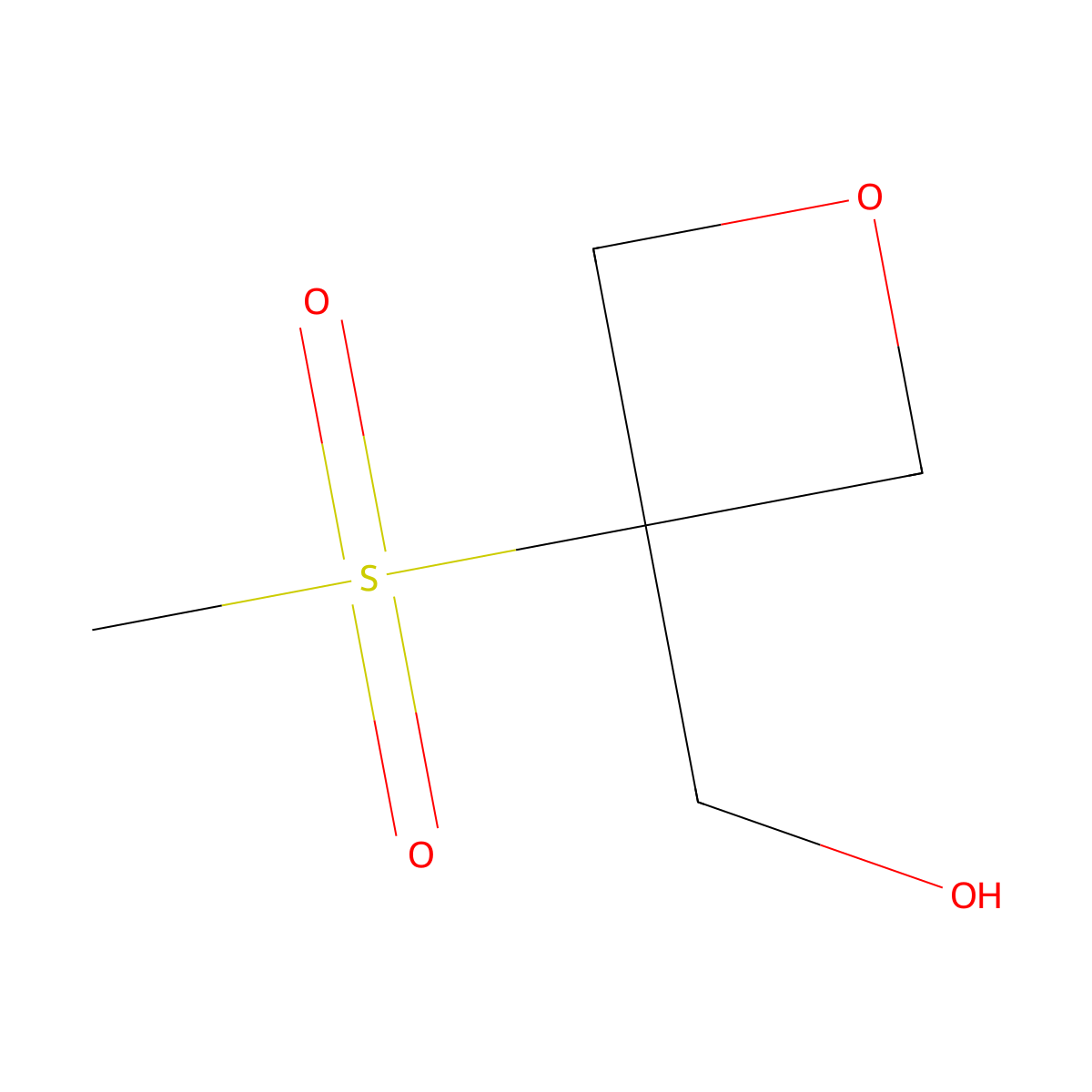 (3-Methanesulfonyloxetan-3-yl)methanol molecular structure, CAS 1893586-22-5