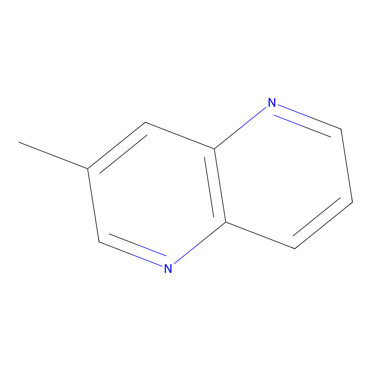 3-Methyl-1,5-naphthyridine molecular structure, CAS 18937-71-8