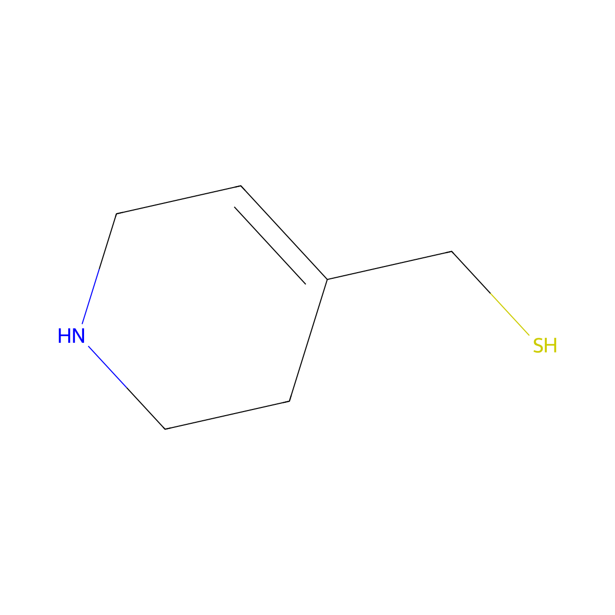 (1,2,3,6-Tetrahydropyridin-4-yl)methanethiol molecular structure, CAS 1893845-47-0