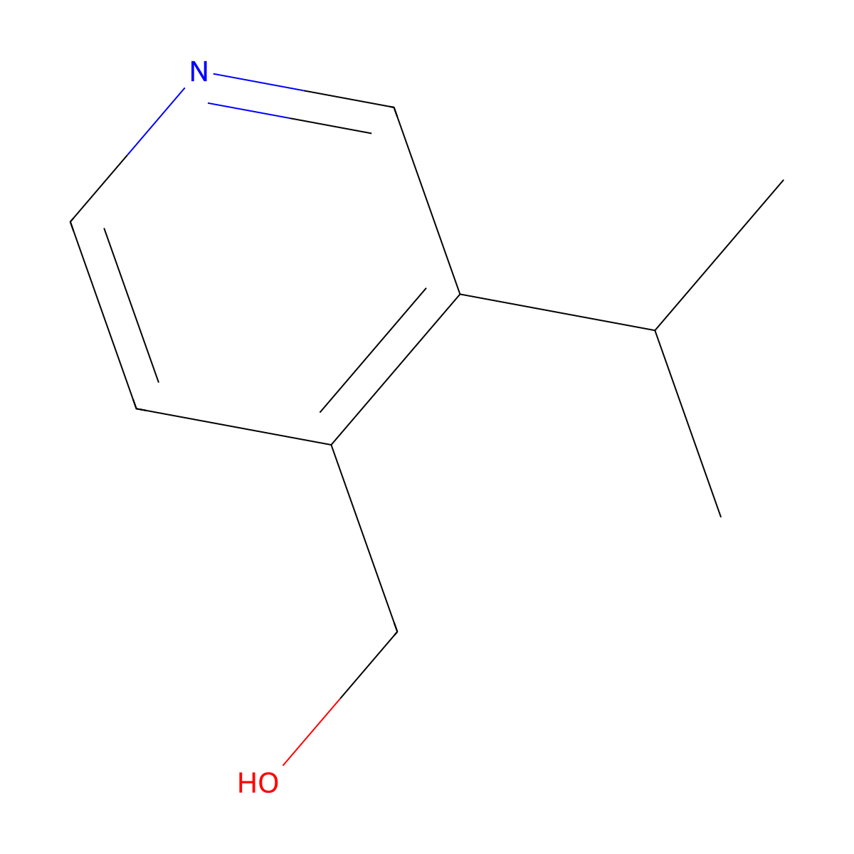 (3-Isopropylpyridin-4-yl)methanol molecular structure, CAS 1893917-39-9