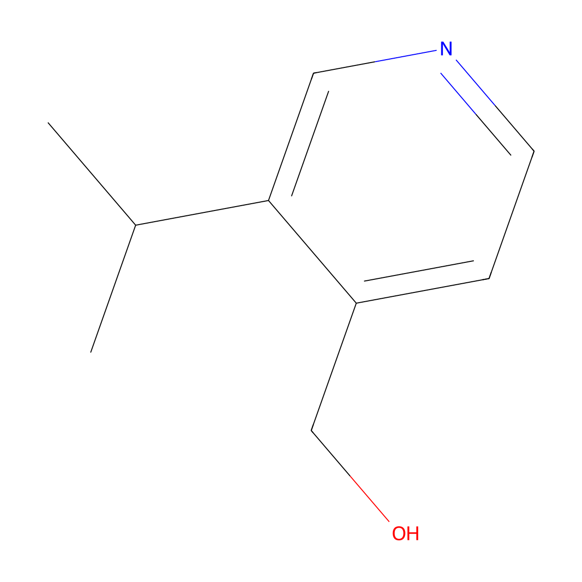 (3-Isopropylpyridin-4-yl)methanol molecular structure, CAS 1893917-39-9