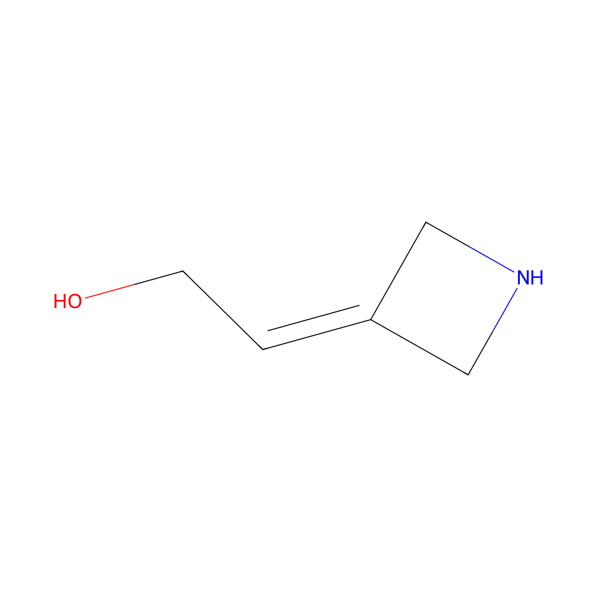 2-(Azetidin-3-ylidene)ethan-1-ol molecular structure, CAS 1893923-85-7