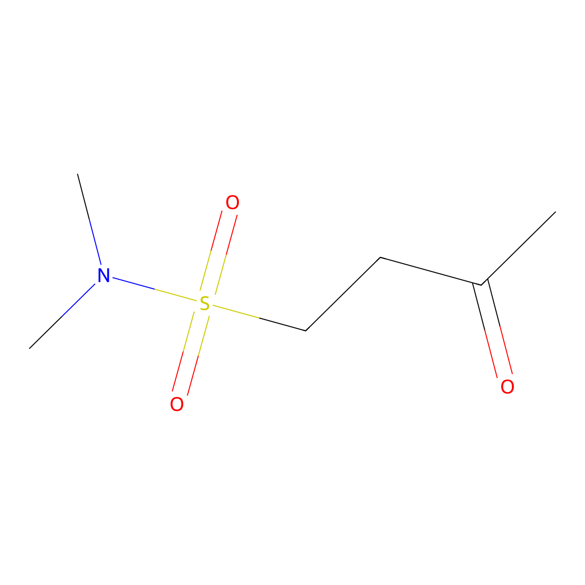 N,N-dimethyl-3-oxobutane-1-sulfonamide molecular structure, CAS 1893988-25-4