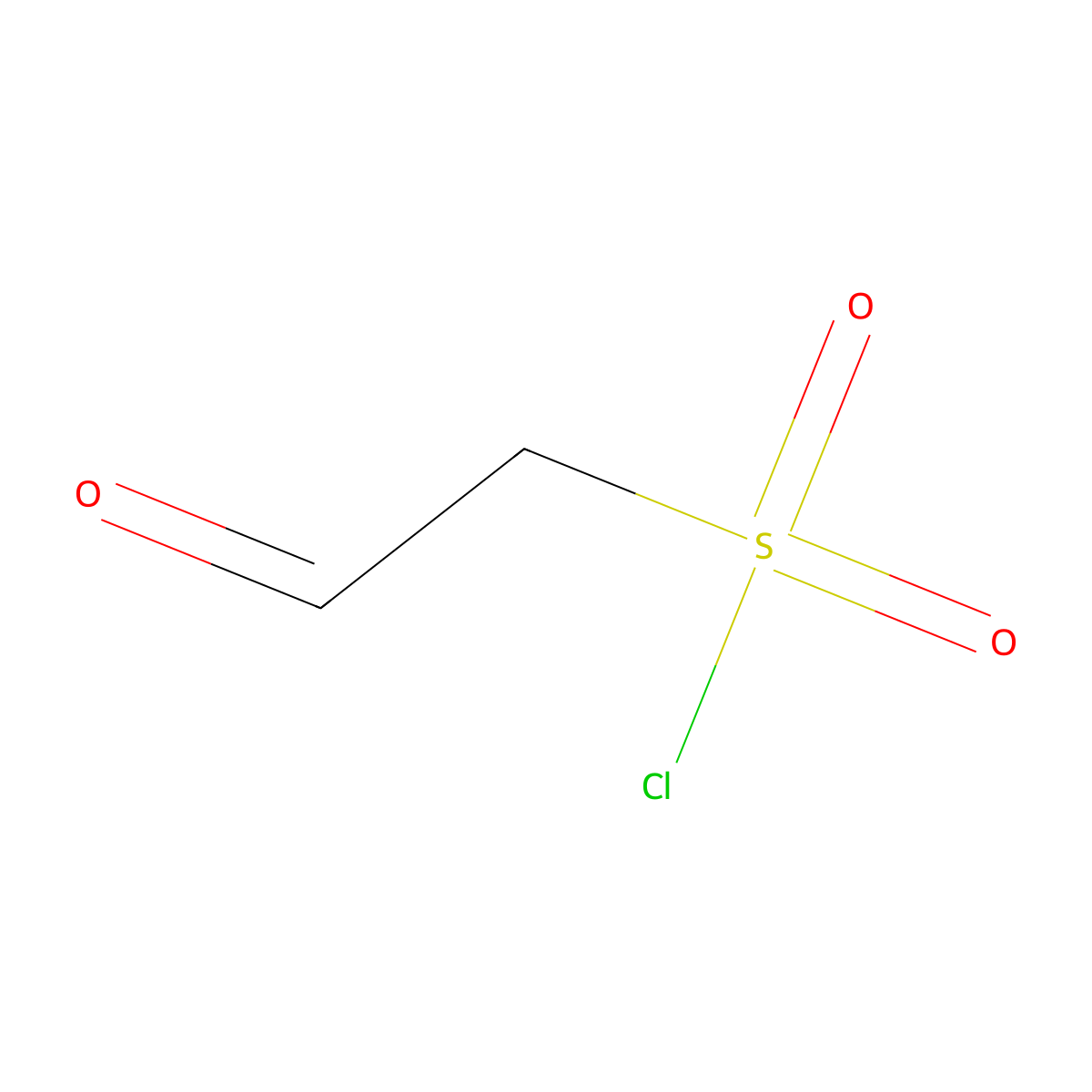 2-Oxoethane-1-sulfonyl chloride molecular structure, CAS 1894124-80-1