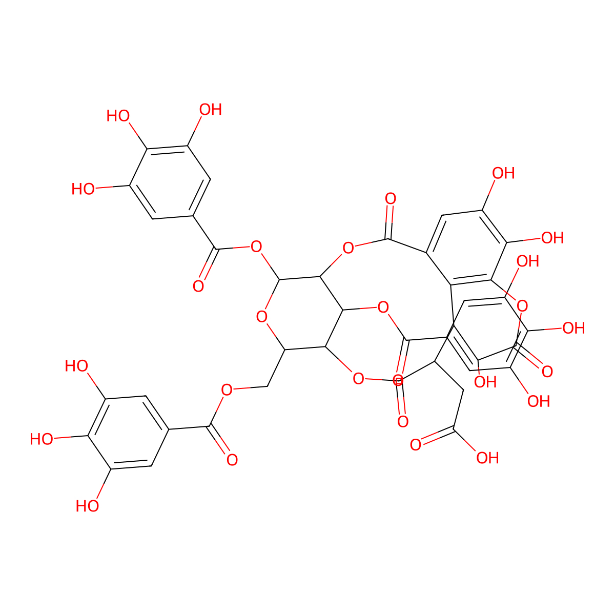 Chebulinic Acid molecular structure, CAS 18942-26-2
