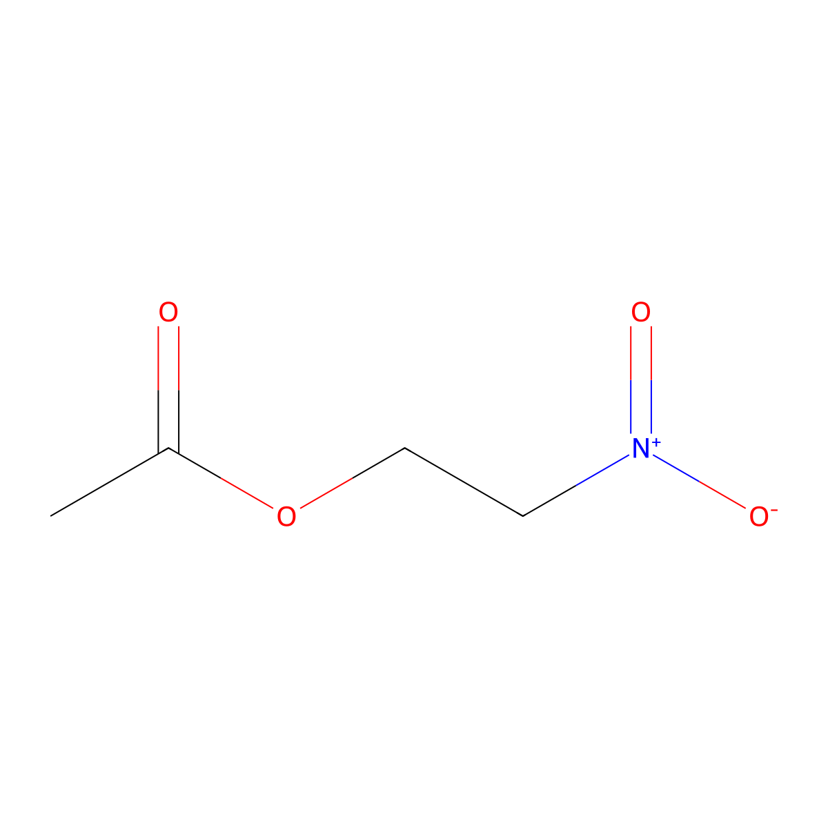 2-nitroethyl Acetate molecular structure, CAS 18942-89-7