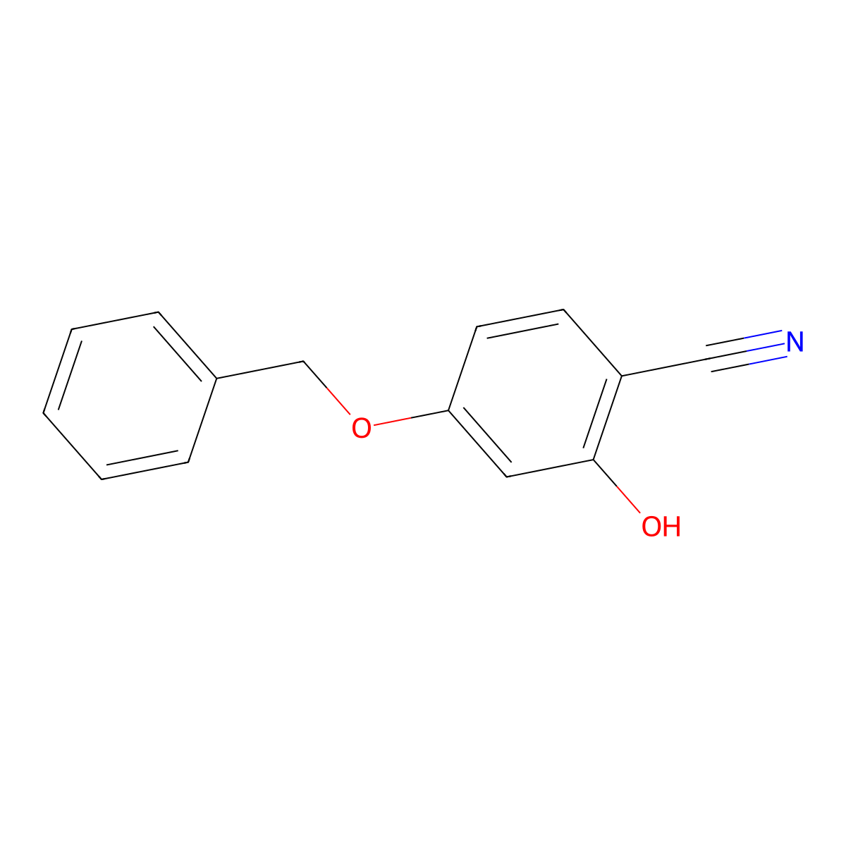 4-(Benzyloxy)-2-hydroxybenzonitrile molecular structure, CAS 189439-24-5