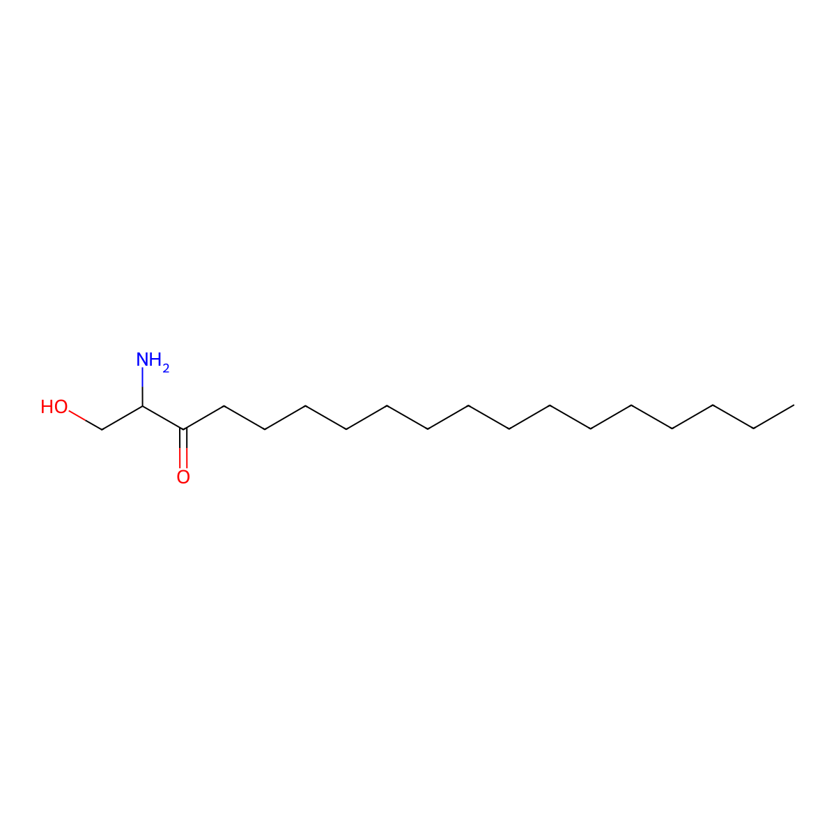 3-Ketosphinganine molecular structure, CAS 18944-28-0