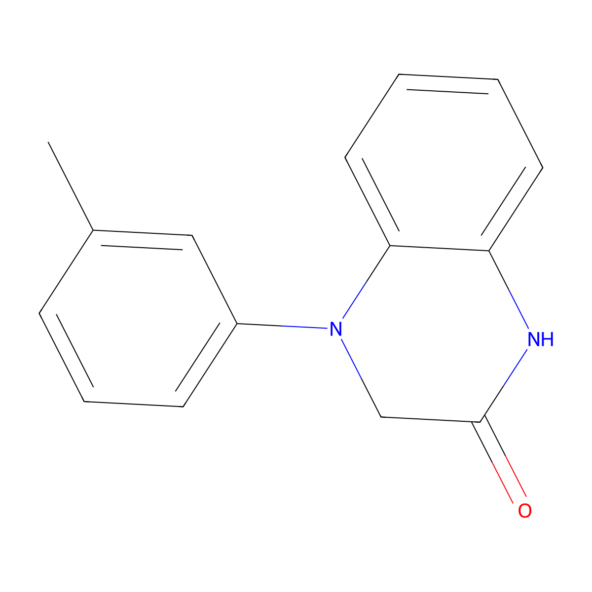 4-(3-Methylphenyl)-1,2,3,4-tetrahydroquinoxalin-2-one molecular structure, CAS 1894460-53-7