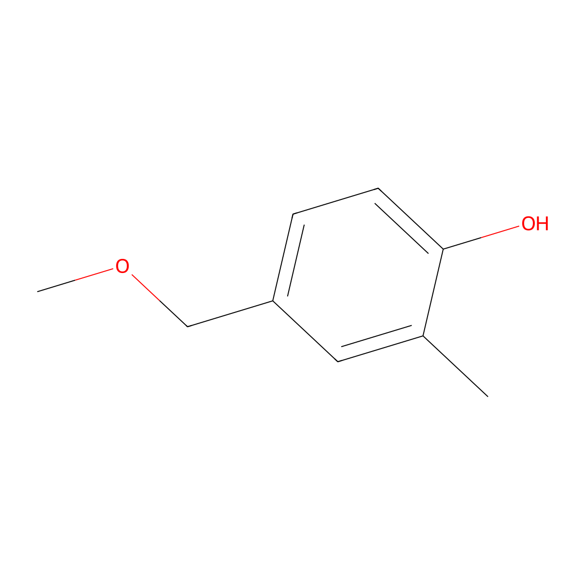 4-(Methoxymethyl)-2-methylphenol molecular structure, CAS 1894483-79-4