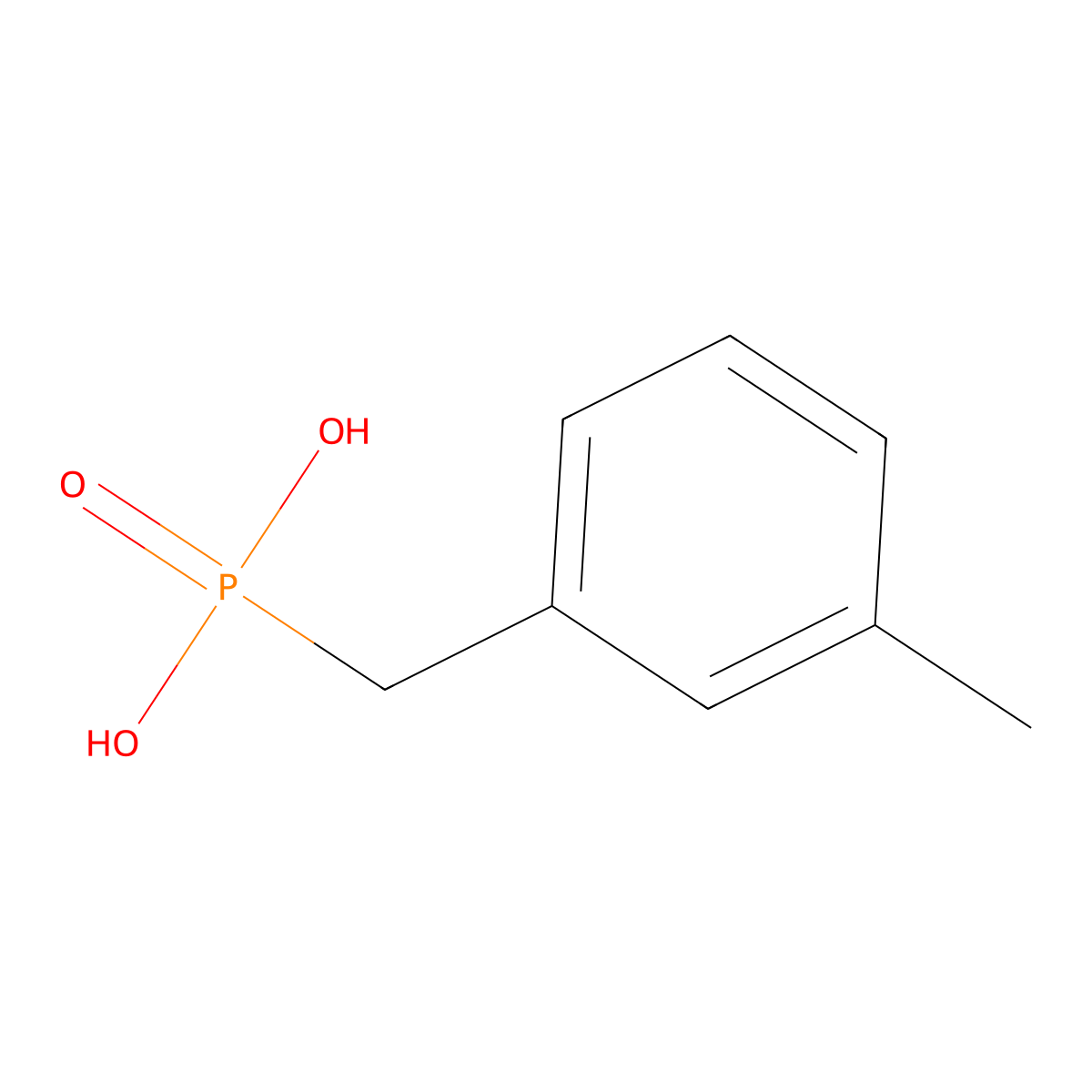 (3-methylphenyl)methylphosphonic Acid molecular structure, CAS 18945-65-8