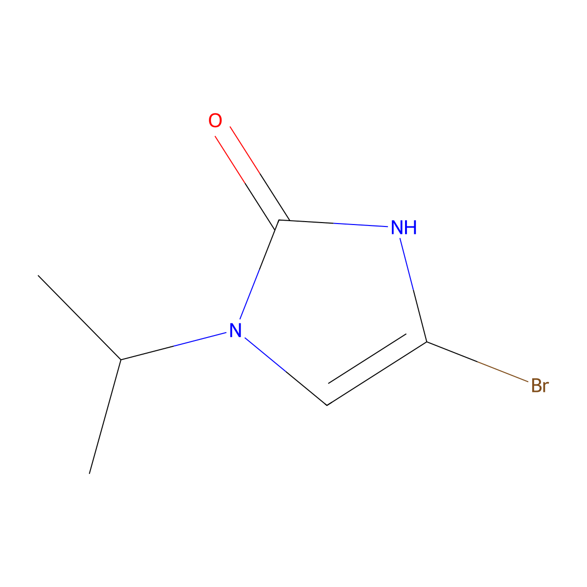 4-bromo-1-isopropyl-1,3-dihydro-2H-imidazol-2-one molecular structure, CAS 1894752-63-6