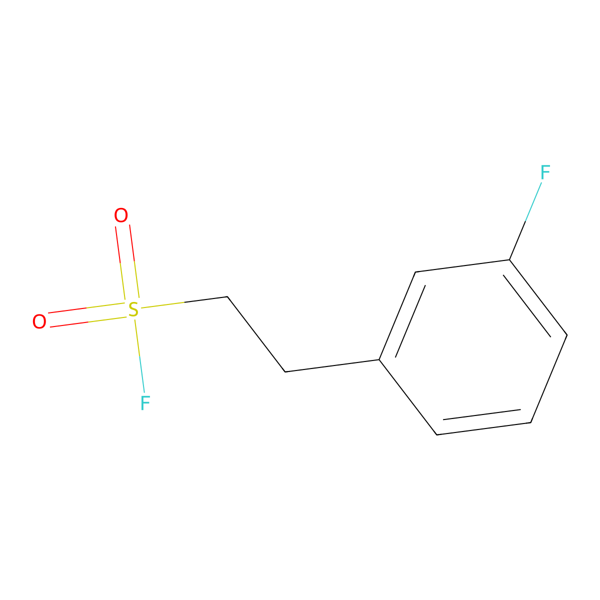 2-(3-Fluorophenyl)ethane-1-sulfonyl fluoride molecular structure, CAS 1894904-67-6
