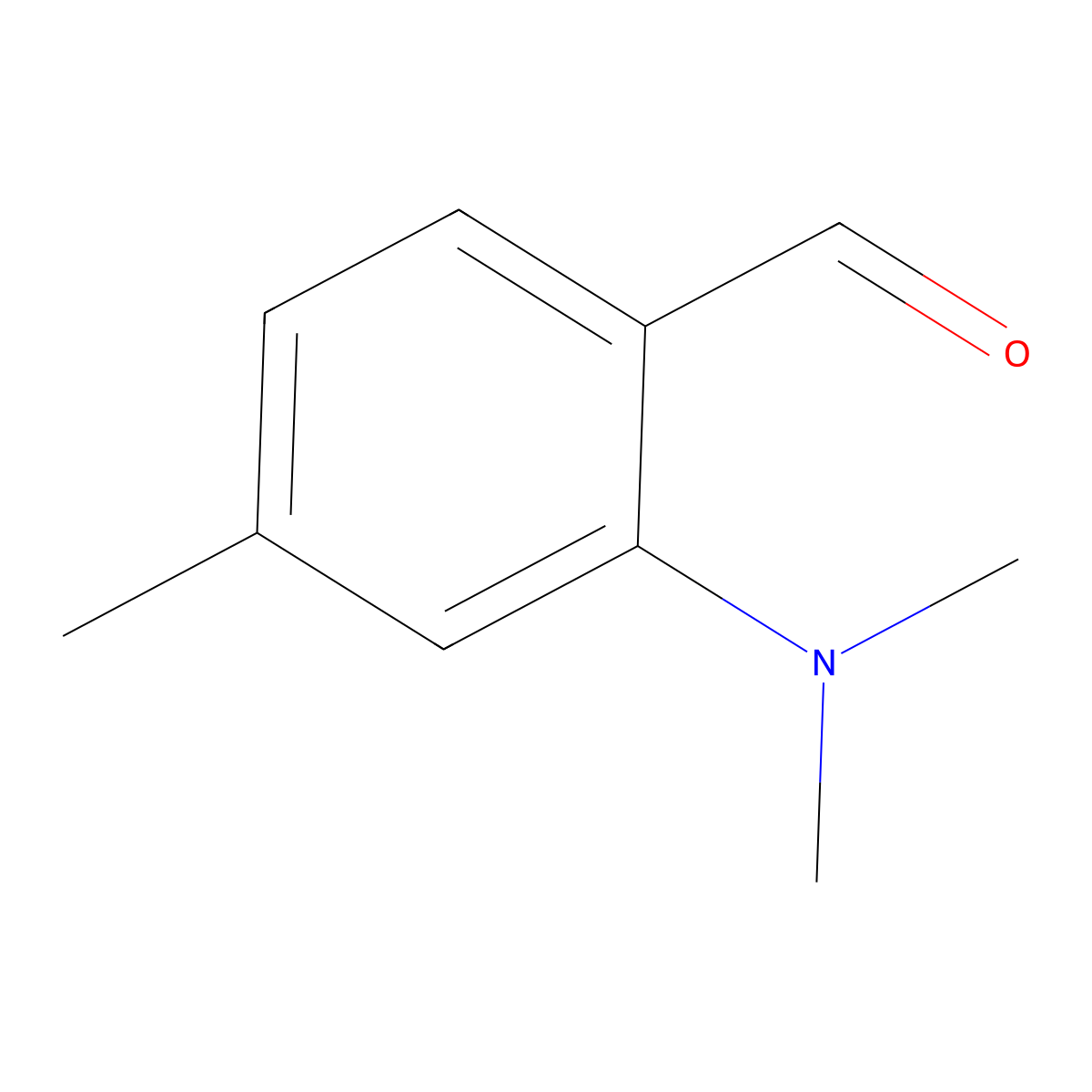 2-(Dimethylamino)-4-methylbenzaldehyde molecular structure, CAS 1894920-07-0