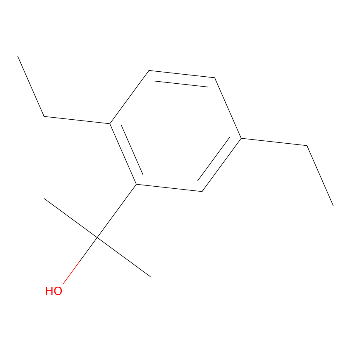 2,5-Diethyl-alpha,alpha-dimethylbenZenemethanol molecular structure, CAS 1895027-94-7