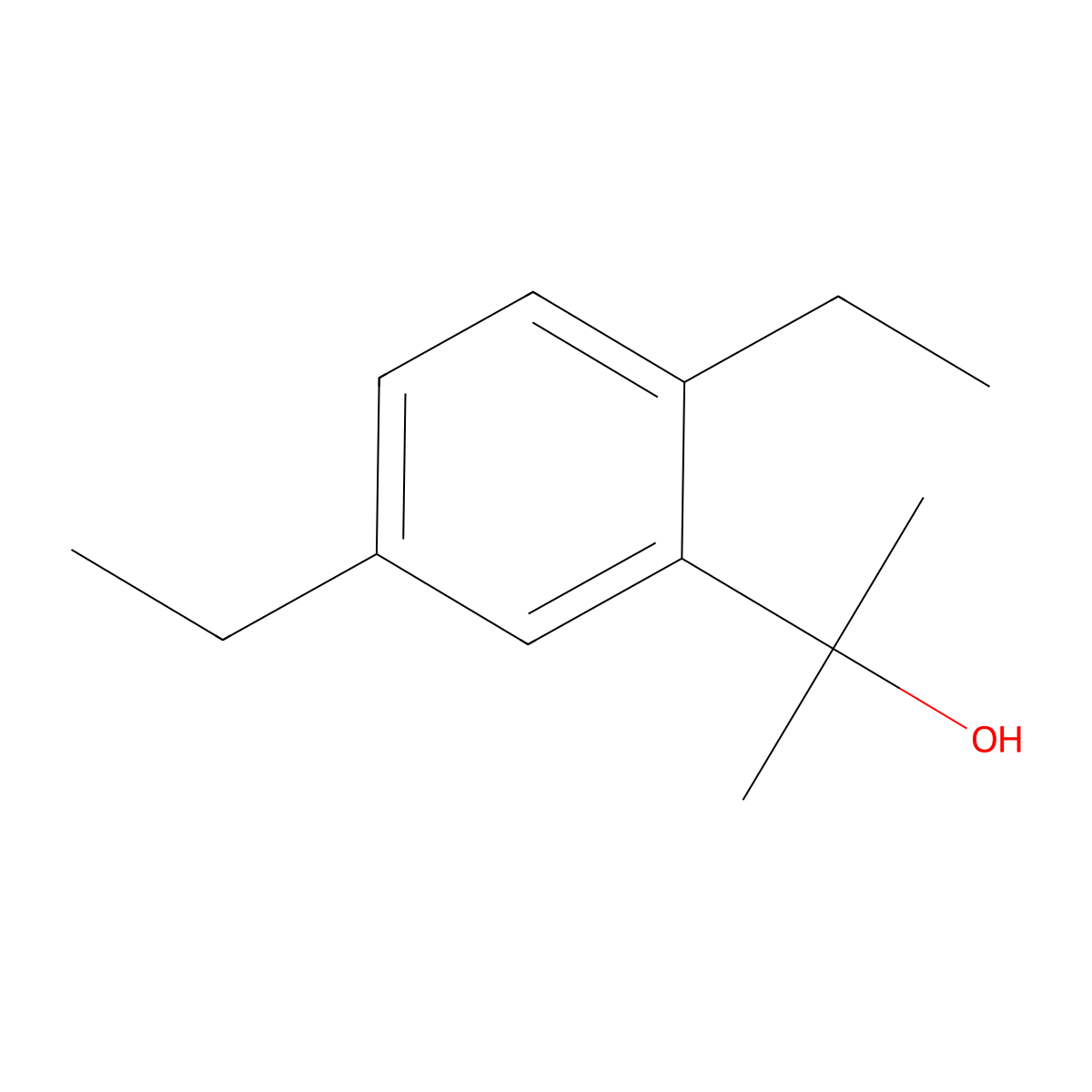 2,5-Diethyl-alpha,alpha-dimethylbenZenemethanol molecular structure, CAS 1895027-94-7