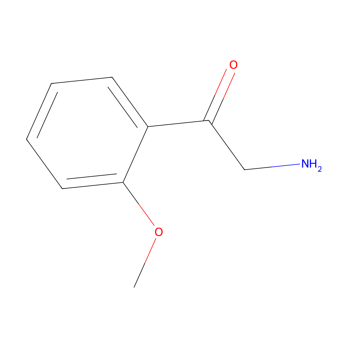 2-Amino-1-(2-methoxyphenyl)ethanone molecular structure, CAS 189506-45-4