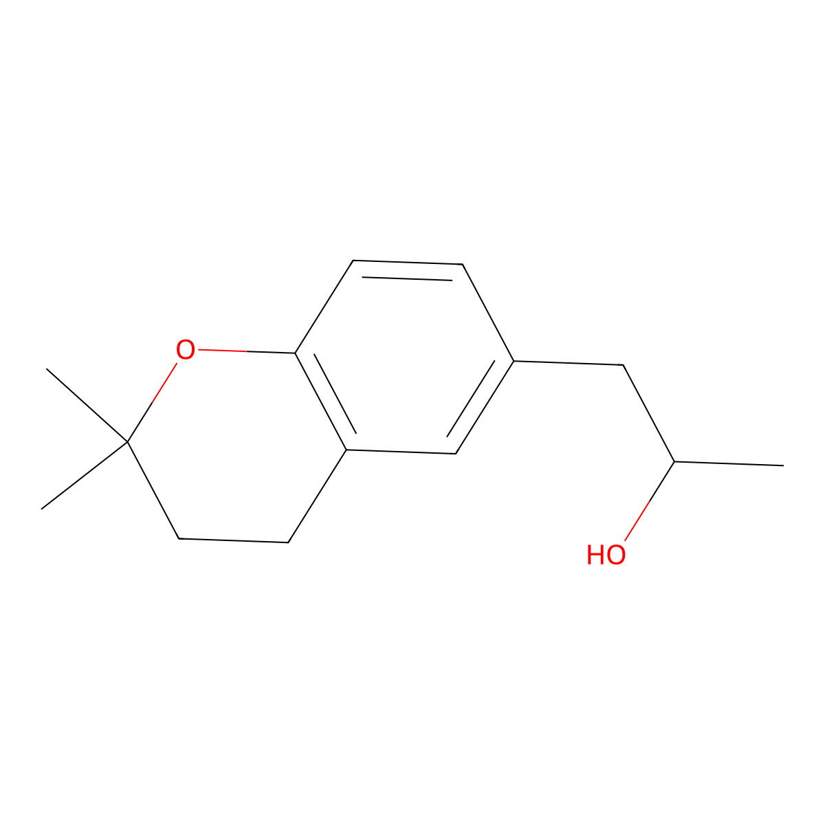 1-(2,2-dimethyl-3,4-dihydro-2H-1-benzopyran-6-yl)propan-2-ol molecular structure, CAS 1895082-15-1