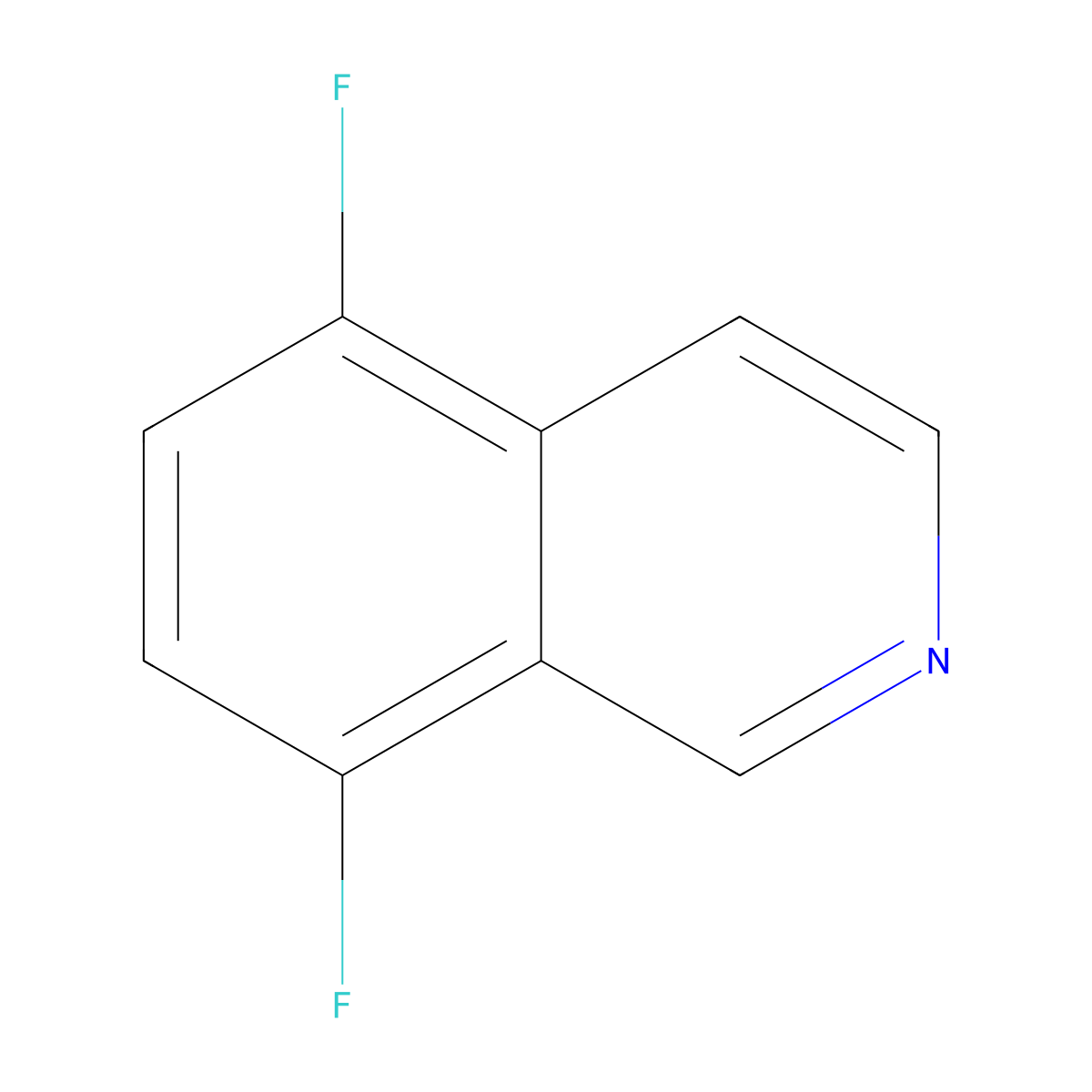 5,8-Difluoroisoquinoline molecular structure, CAS 1895191-24-8