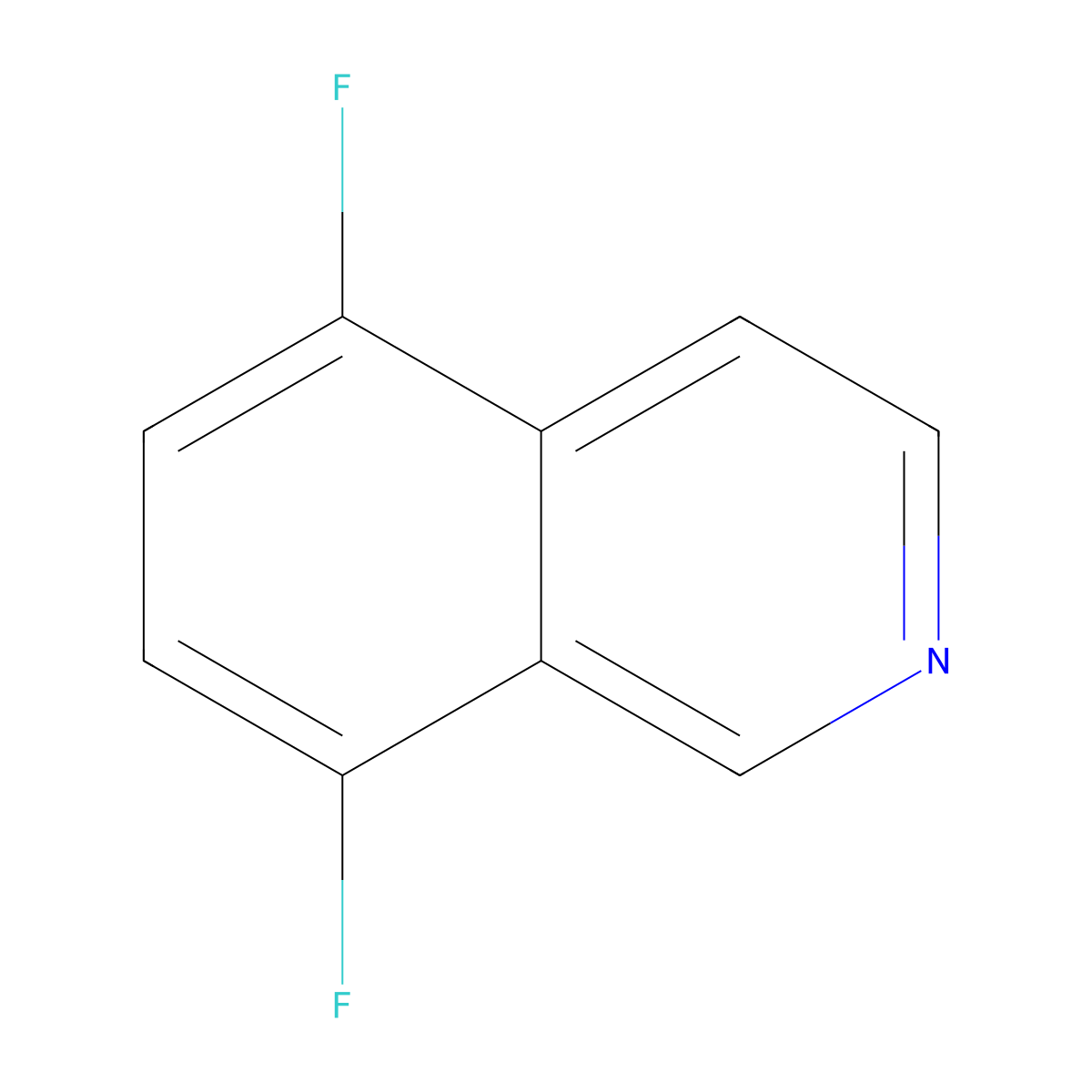 5,8-Difluoroisoquinoline molecular structure, CAS 1895191-24-8
