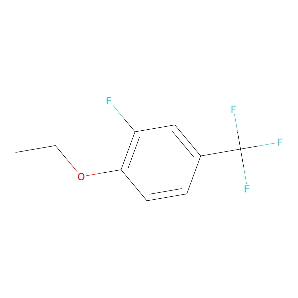 1-Ethoxy-2-fluoro-4-(trifluoromethyl)benzene molecular structure, CAS 1895238-14-8