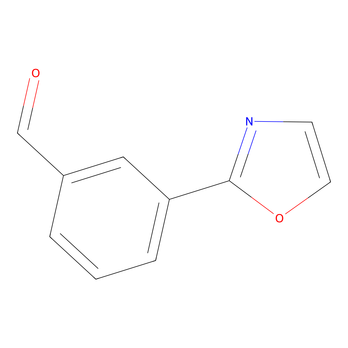 3-(1,3-Oxazol-2-yl)benzaldehyde molecular structure, CAS 1895238-72-8