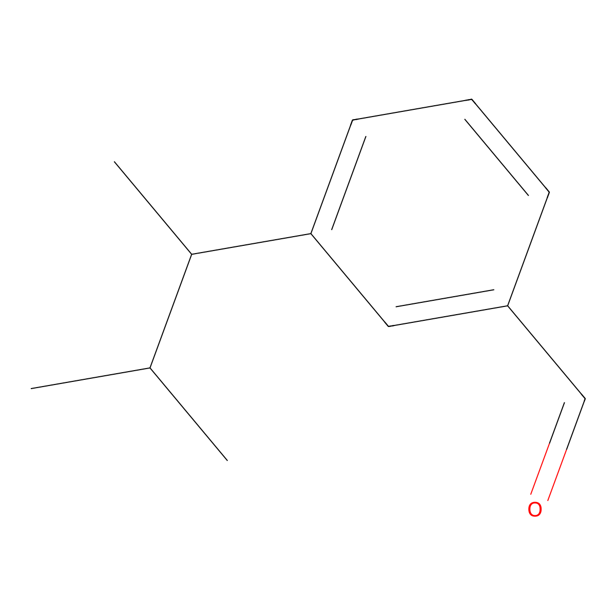3-(1,2-Dimethylpropyl)benzaldehyde molecular structure, CAS 1895241-07-2