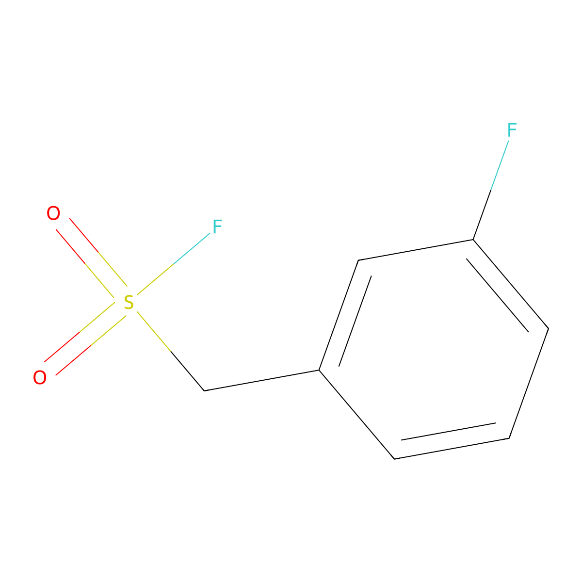 (3-Fluorophenyl)methanesulfonyl fluoride molecular structure, CAS 1895244-28-6