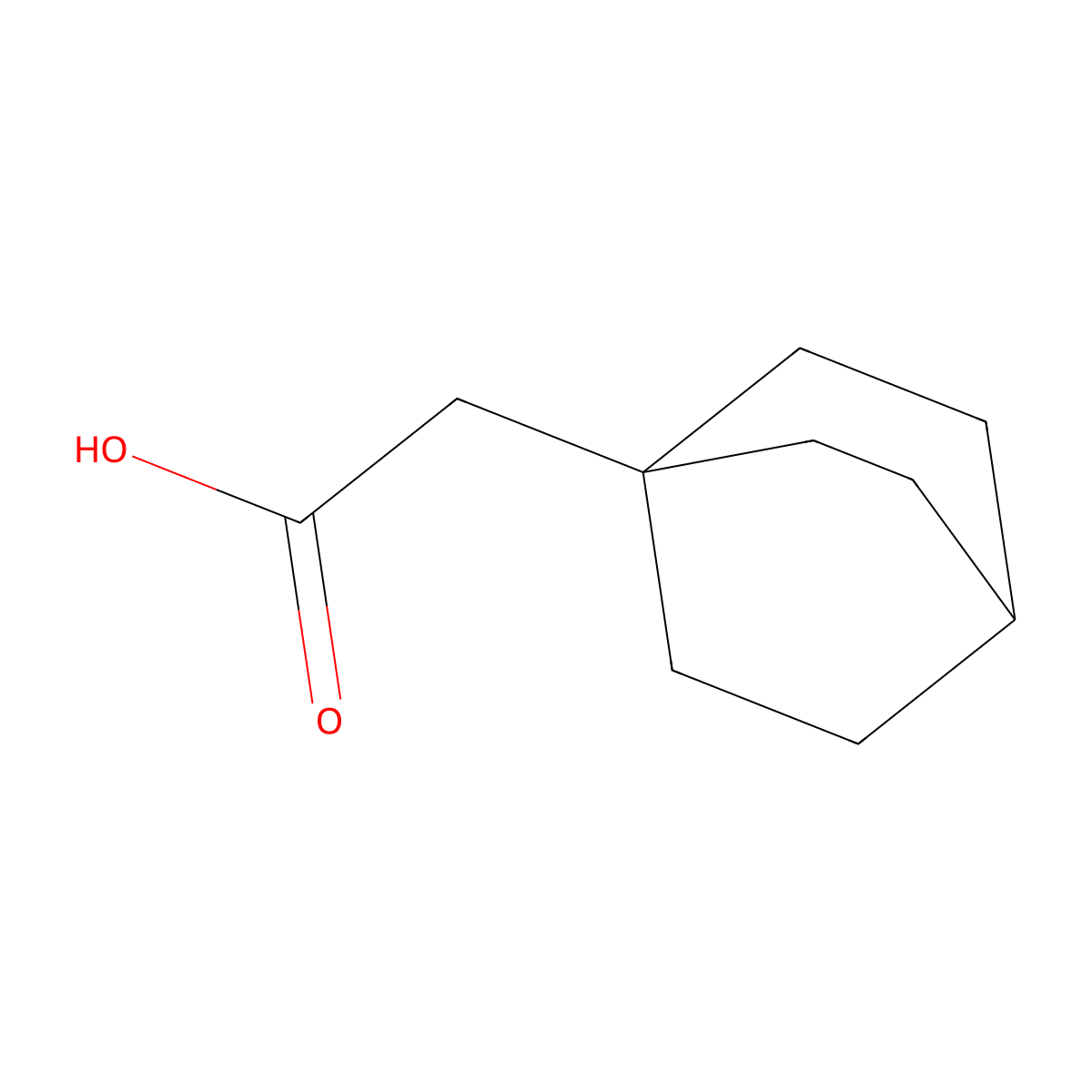 2-(Bicyclo(2.2.2)octan-1-yl)acetic acid molecular structure, CAS 1895244-70-8
