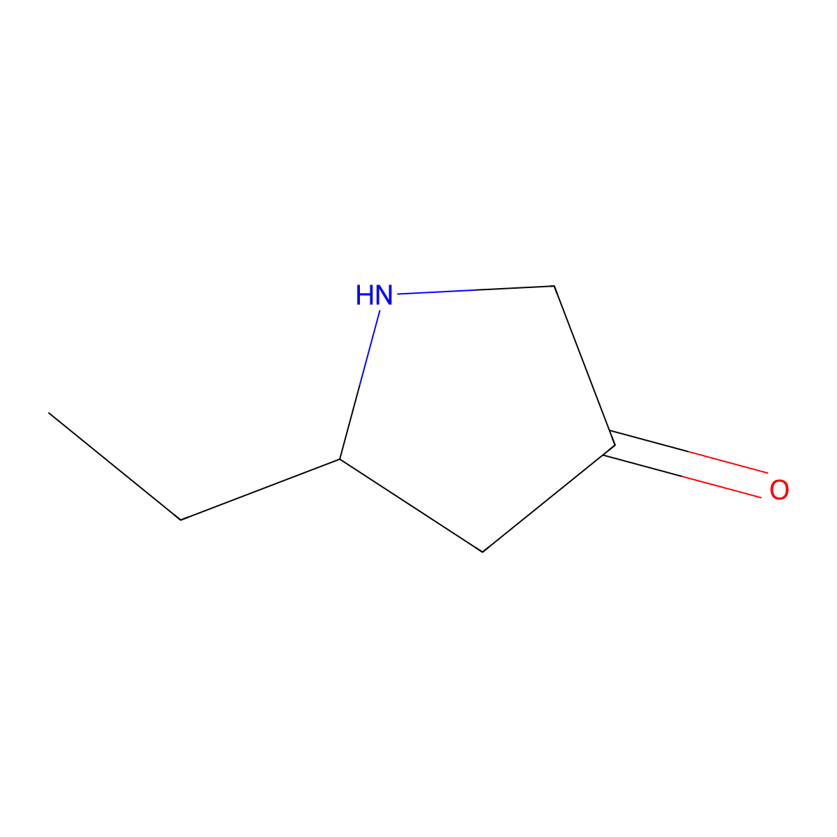 5-Ethylpyrrolidin-3-one molecular structure, CAS 1895265-72-1