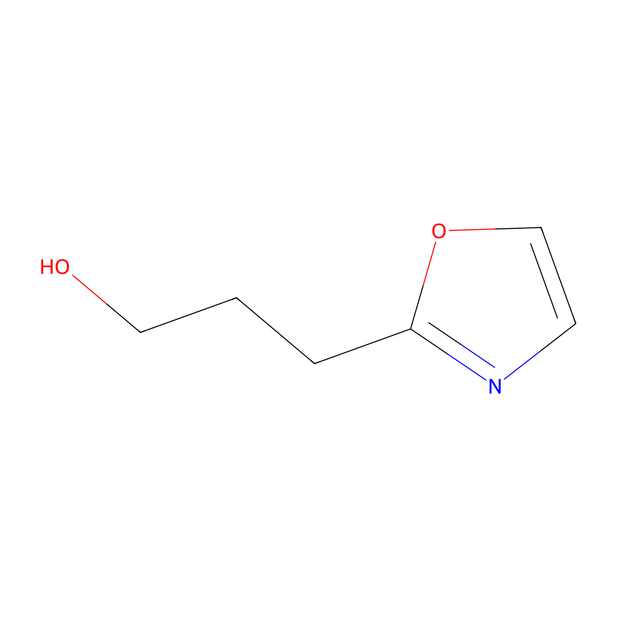 3-(1,3-Oxazol-2-yl)propan-1-ol molecular structure, CAS 1895265-79-8