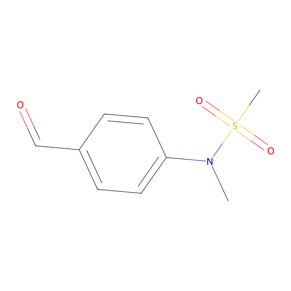 N-(4-Formylphenyl)-N-methylmethanesulfonamide molecular structure, CAS 1895393-75-5
