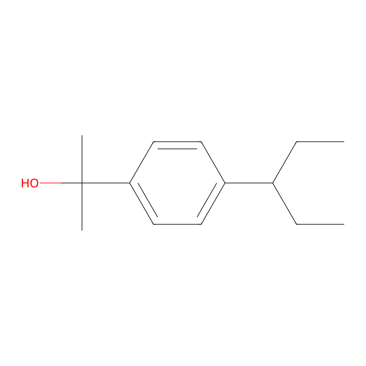 4-(1-Ethylpropyl)-alpha,alpha-dimethylbenzenemethanol molecular structure, CAS 1895442-51-9