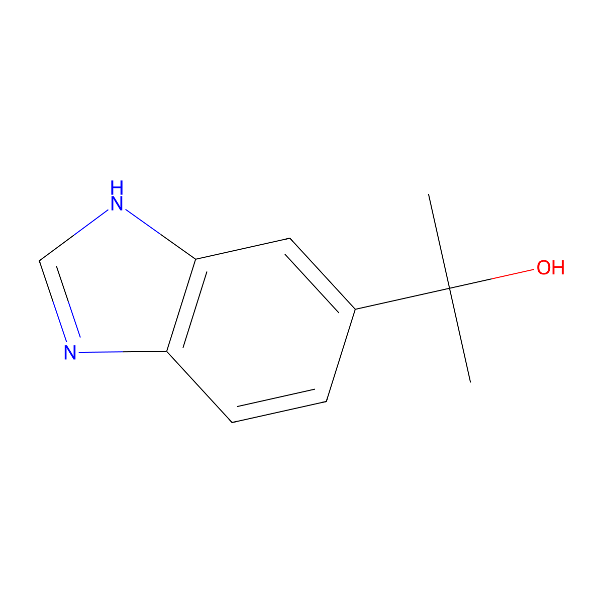 2-(1H-Benzo[D]imidazol-6-YL)propan-2-OL molecular structure, CAS 1895550-78-3