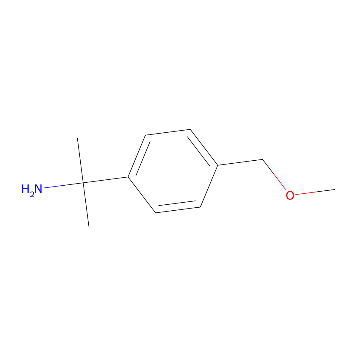 2-[4-(Methoxymethyl)phenyl]propan-2-amine molecular structure, CAS 1895584-67-4