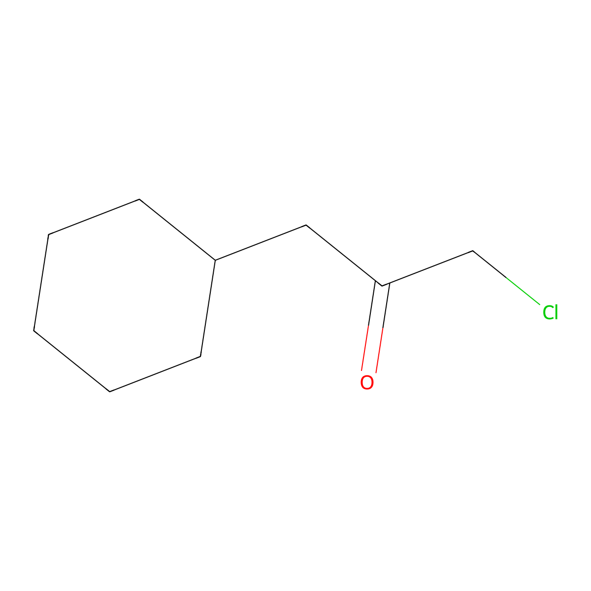 1-Chloro-3-cyclohexylpropan-2-one molecular structure, CAS 18956-04-2