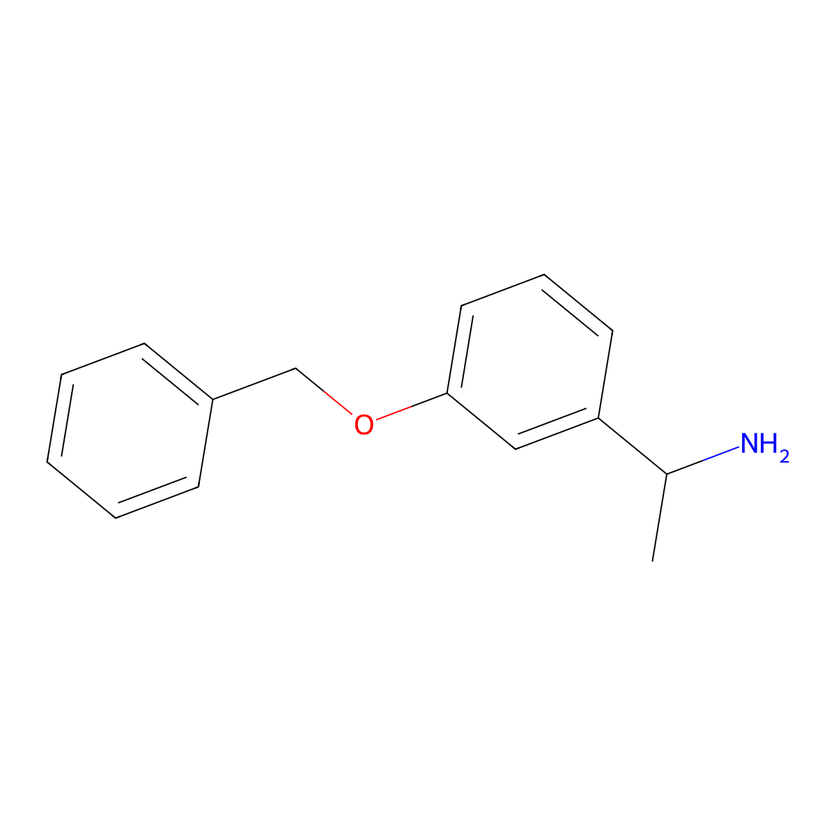 1-[3-(Benzyloxy)phenyl]ethanamine molecular structure, CAS 189561-33-9