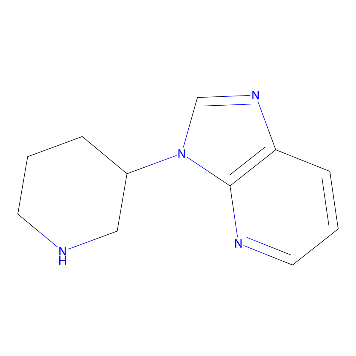 3-(piperidin-3-yl)-3H-imidazo[4,5-b]pyridine molecular structure, CAS 1895682-17-3