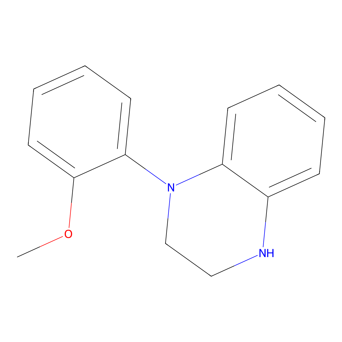 1-(2-Methoxyphenyl)-1,2,3,4-tetrahydroquinoxaline molecular structure, CAS 1895688-09-1