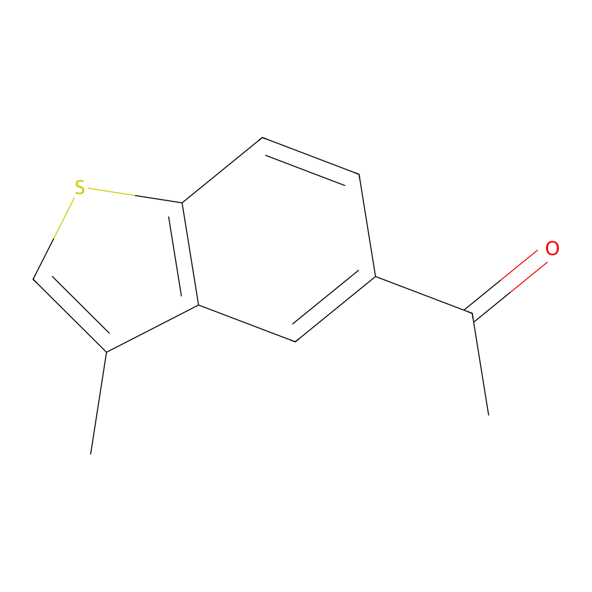 Ethanone,1-(3-methylbenzo[b]thien-5-yl)- molecular structure, CAS 1895851-11-2
