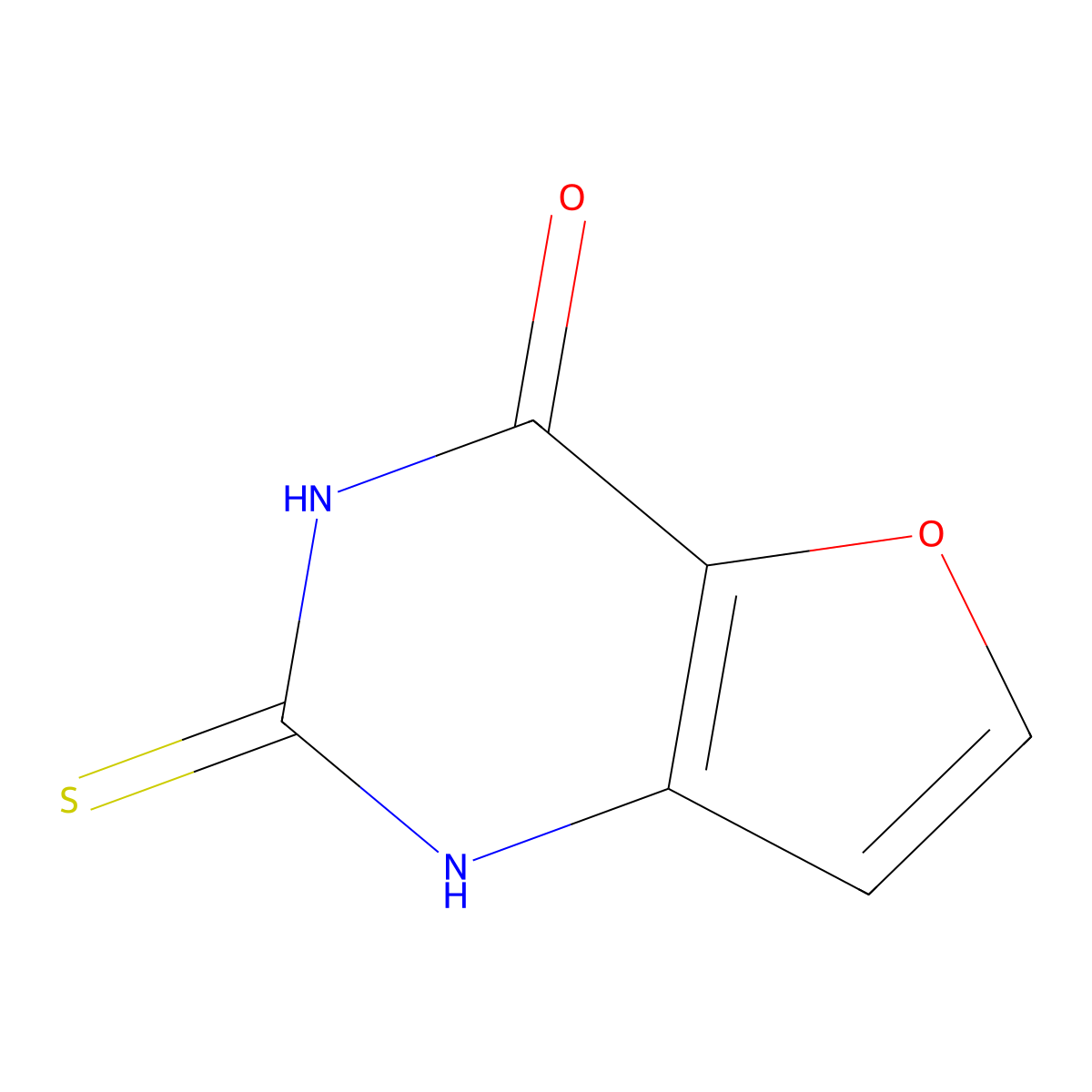 2-Thioxo-2,3-dihydrofuro[3,2-d]pyrimidin-4(1H)-one molecular structure, CAS 1895927-78-2