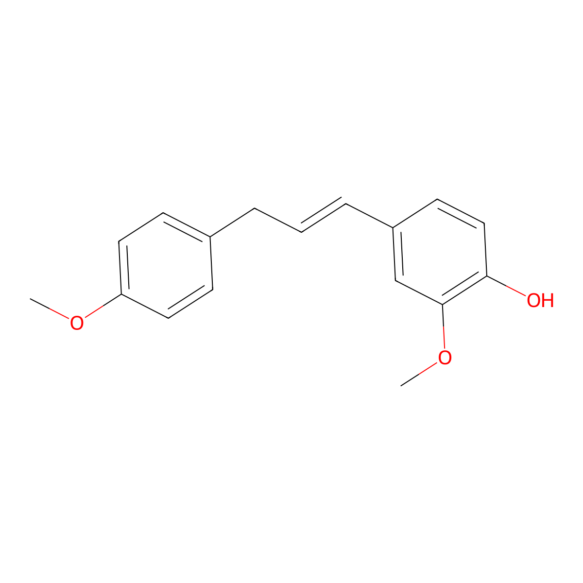 (E)-2-Methoxy-4-(3-(4-methoxyphenyl)prop-1-EN-1-YL)phenol molecular structure, CAS 1895957-18-2