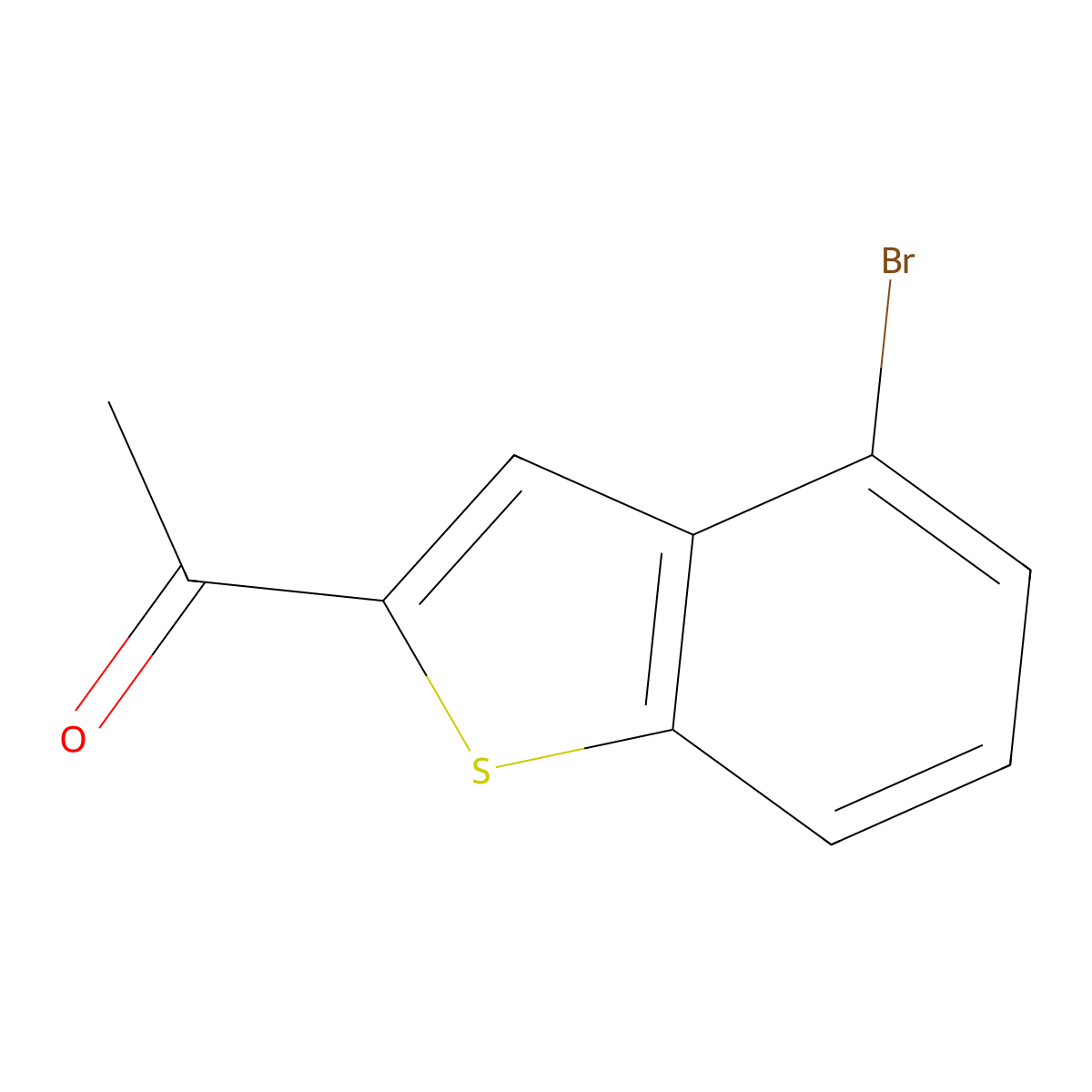 1-(4-BromobenZo[b]thiophen-2-yl)ethanone molecular structure, CAS 1895962-77-2
