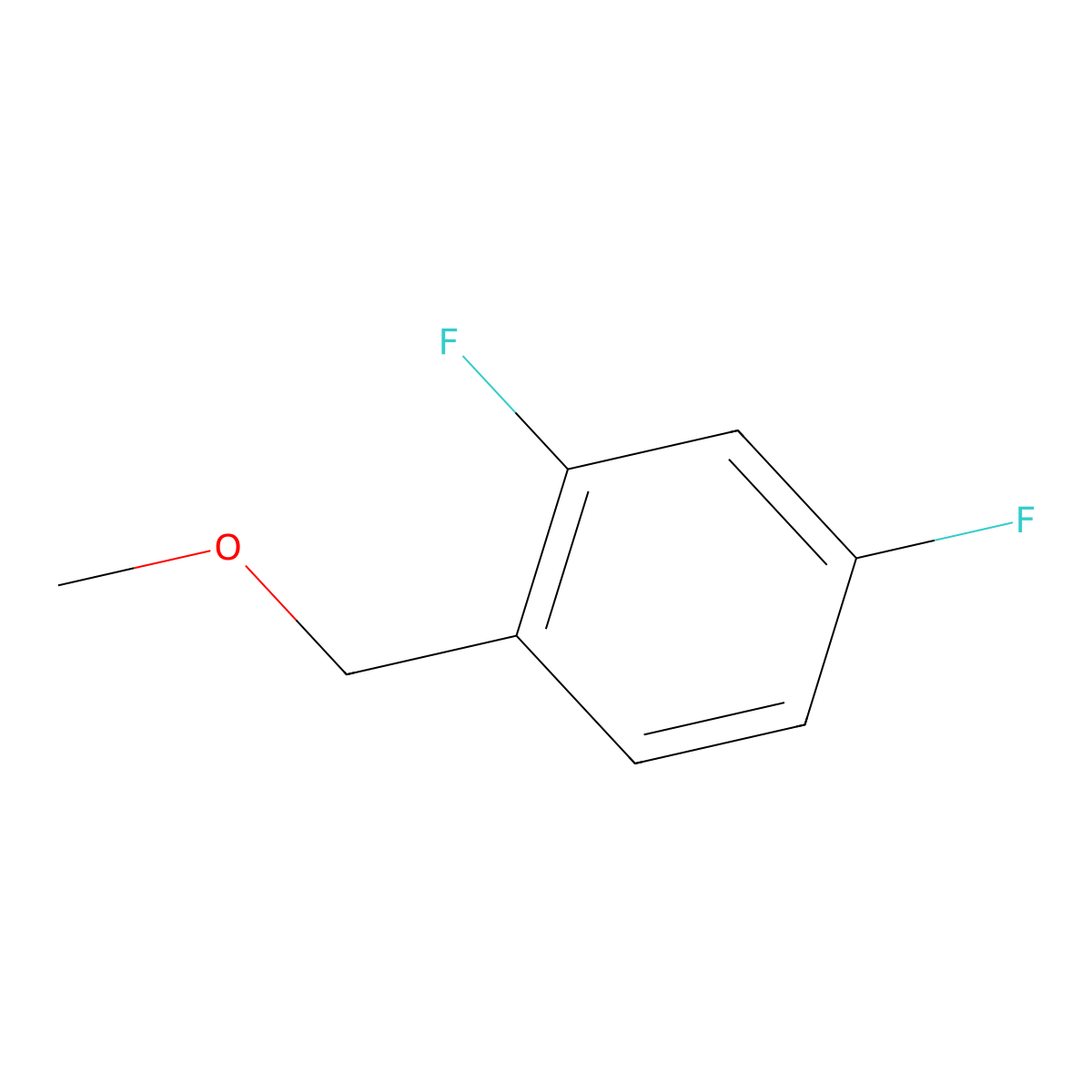 2,4-Difluoro-1-(methoxymethyl)benzene molecular structure, CAS 1896173-52-6