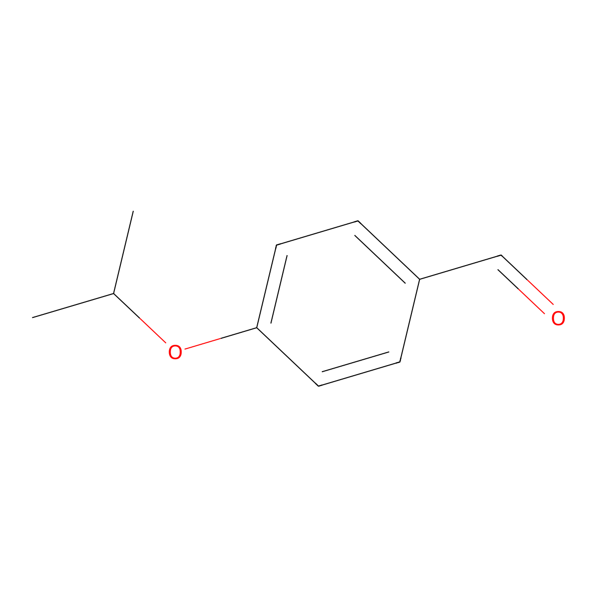 4-Isopropoxybenzaldehyde molecular structure, CAS 18962-05-5