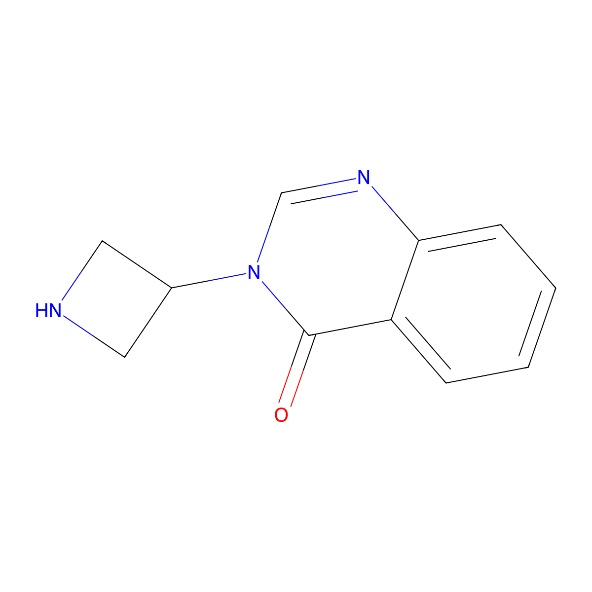 3-(Azetidin-3-yl)-3,4-dihydroquinazolin-4-one molecular structure, CAS 1896251-23-2