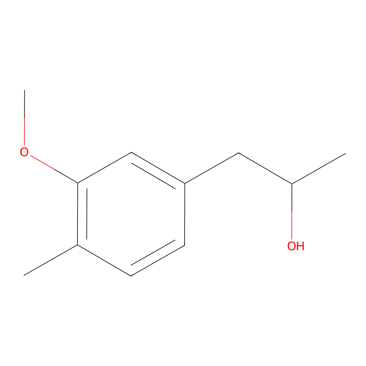 1-(3-Methoxy-4-methylphenyl)propan-2-ol molecular structure, CAS 1896254-17-3