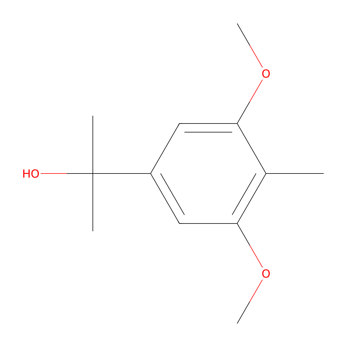 2-(3,5-Dimethoxy-4-methylphenyl)propan-2-ol molecular structure, CAS 1896337-31-7